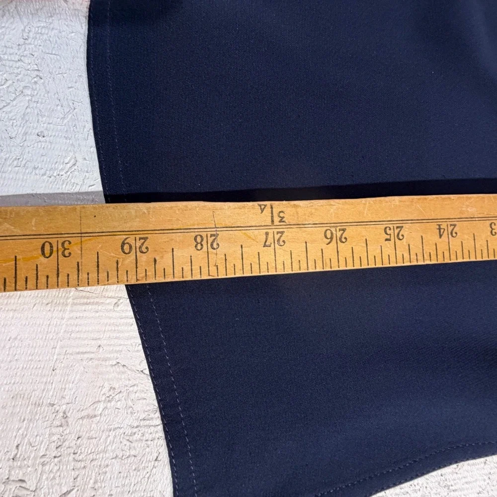 Vintage Zoran Silk Cardigan One Size Navy Open Front Side Slits READ